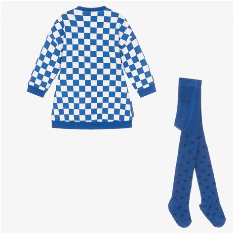 Agatha Ruiz de la Prada Blue Dress & Tights Set